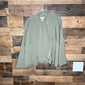 Chico's Olive Utility Jacket